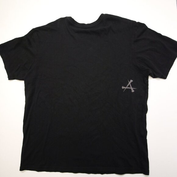 Affliction T-Shirt Mens XL Skulls Wings Cross Live Fast Cyber Grunge Y2K - Picture 6 of 9